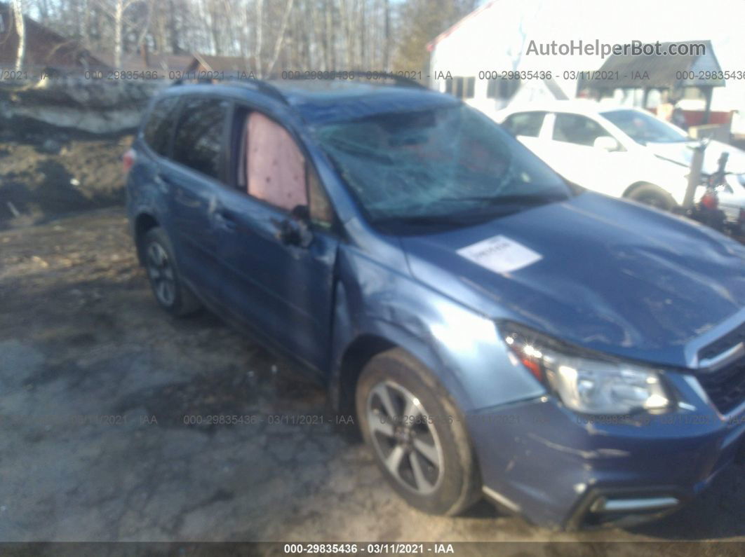 2018 Subaru Forester Premium Синий vin: JF2SJAEC6JG494745