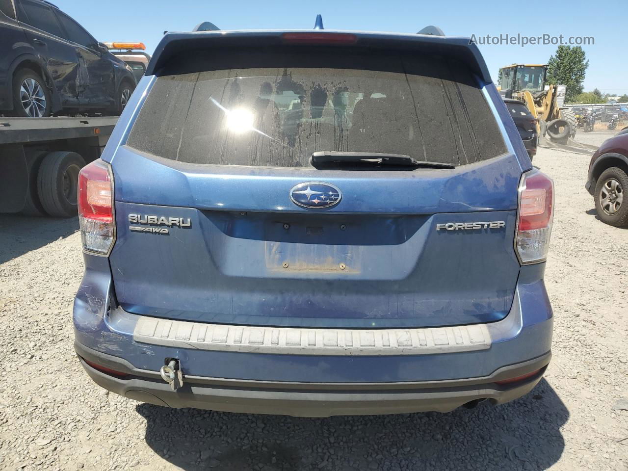 2018 Subaru Forester 2.5i Premium Blue vin: JF2SJAEC6JH424785