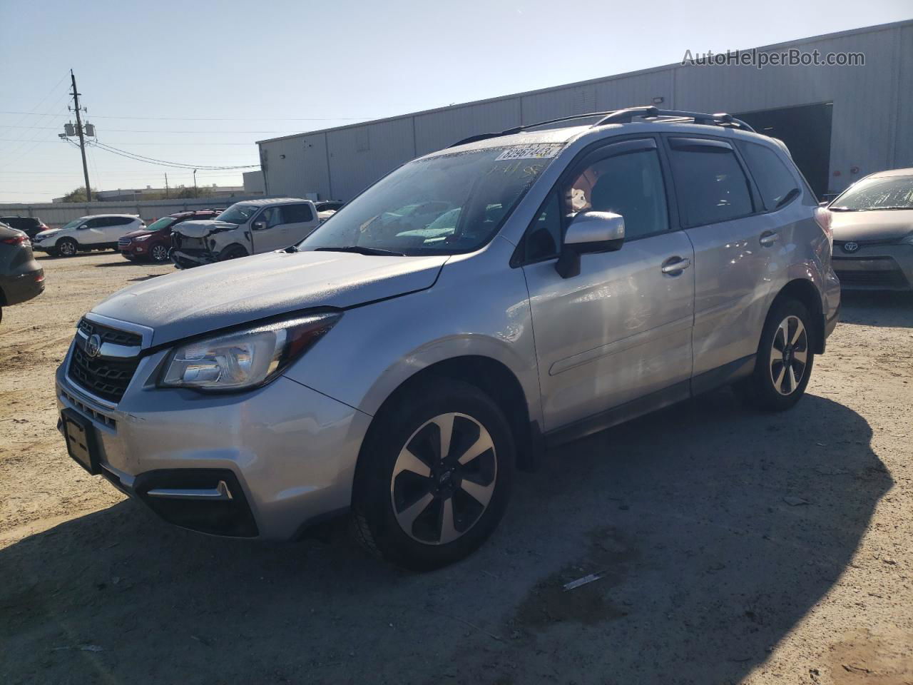 2018 Subaru Forester 2.5i Premium Silver vin: JF2SJAEC6JH426407