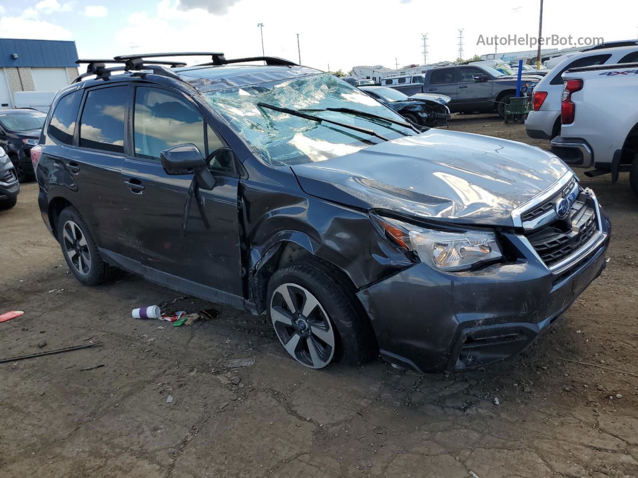 2018 Subaru Forester 2.5i Premium Black vin: JF2SJAEC6JH434930