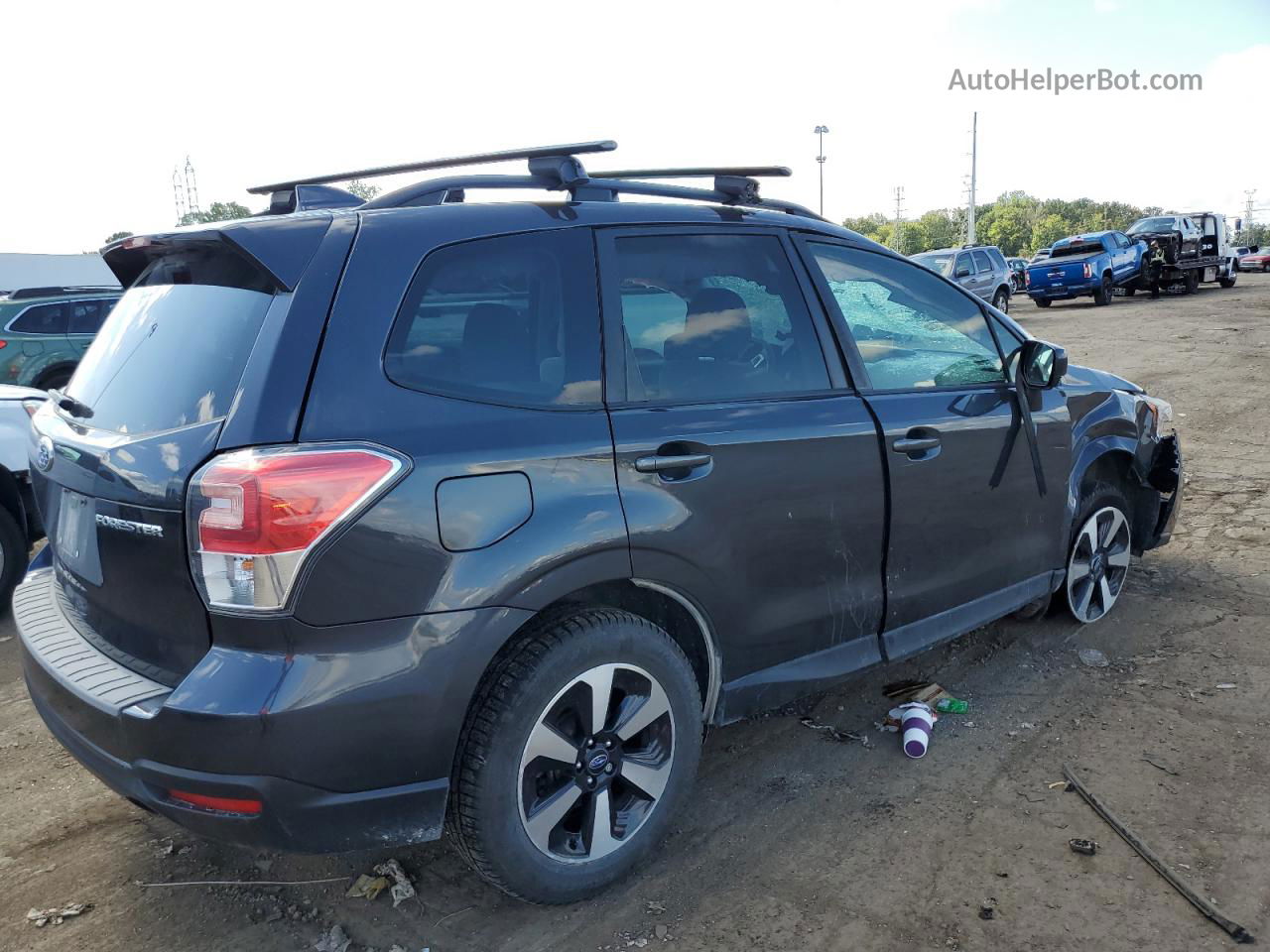 2018 Subaru Forester 2.5i Premium Black vin: JF2SJAEC6JH434930