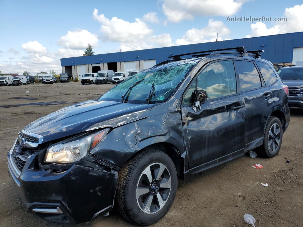 2018 Subaru Forester 2.5i Premium Black vin: JF2SJAEC6JH434930