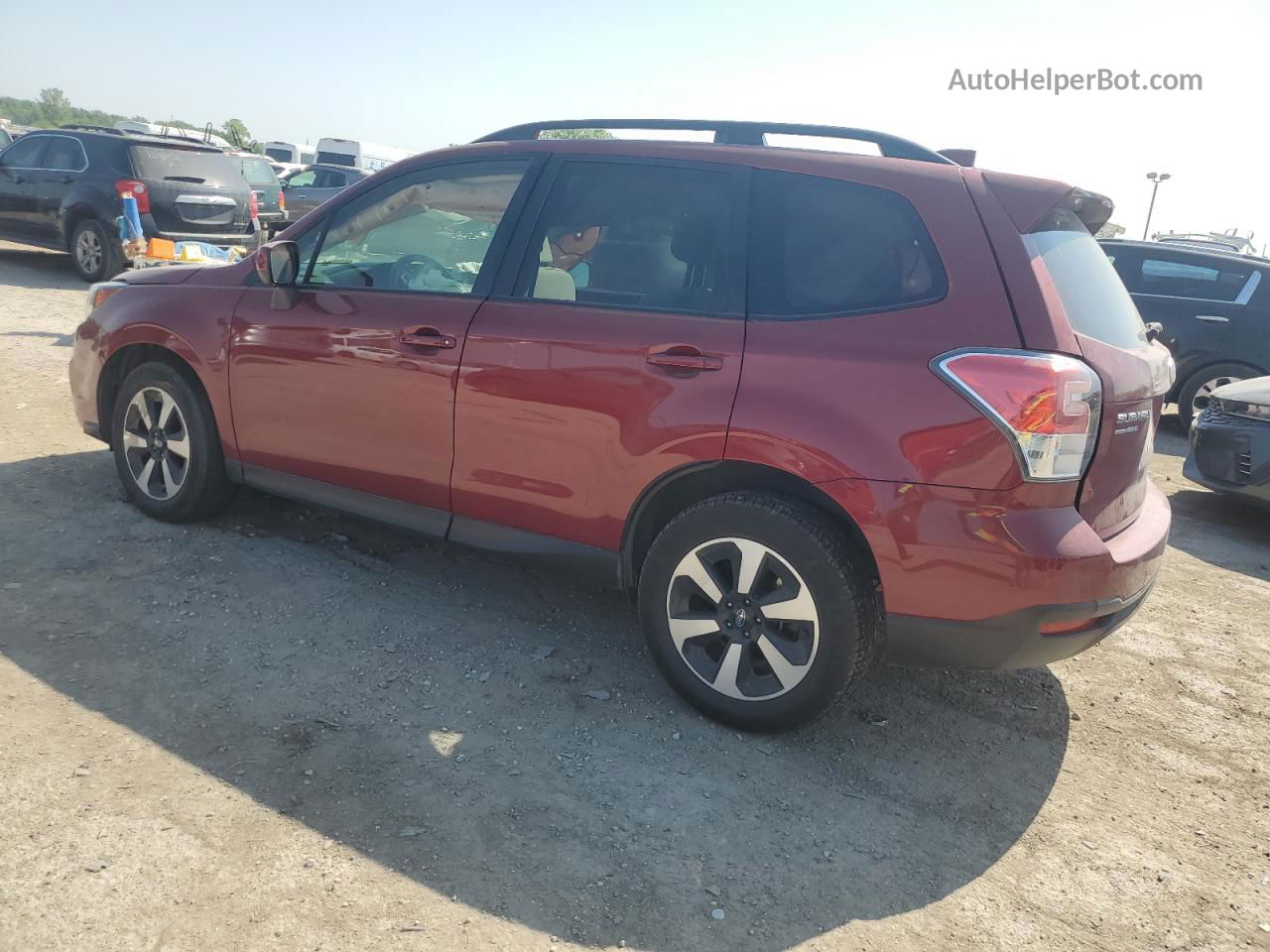 2018 Subaru Forester 2.5i Premium Red vin: JF2SJAEC6JH499132