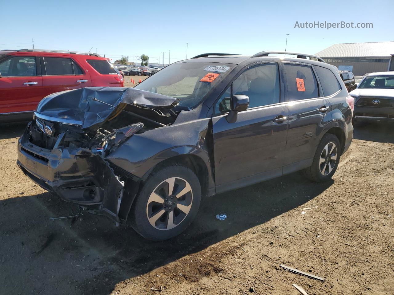 2017 Subaru Forester 2.5i Premium Black vin: JF2SJAEC7HH491616