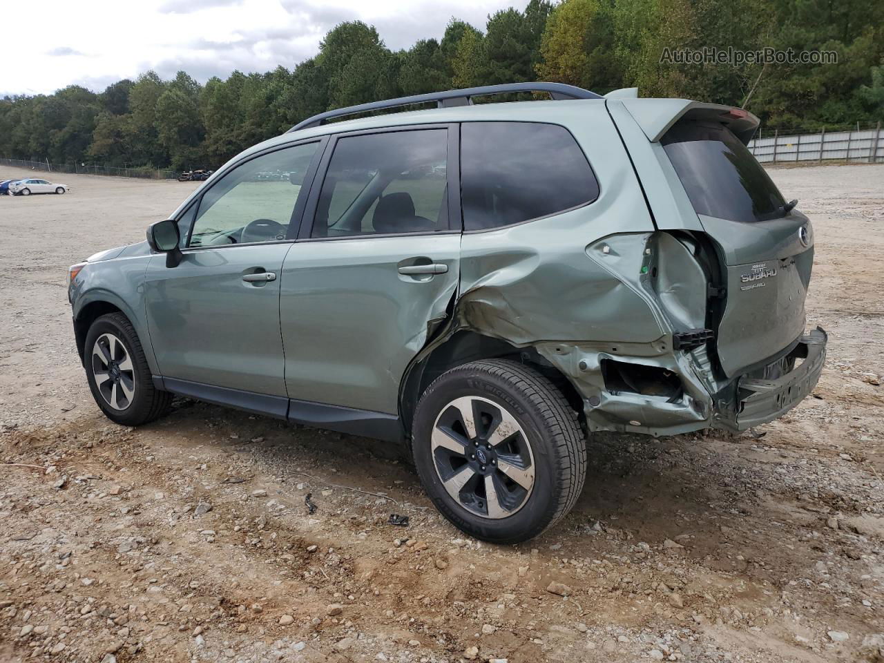 2017 Subaru Forester 2.5i Premium Green vin: JF2SJAEC7HH568436