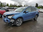 2018 Subaru Forester 2.5i Premium Blue vin: JF2SJAEC7JH424696