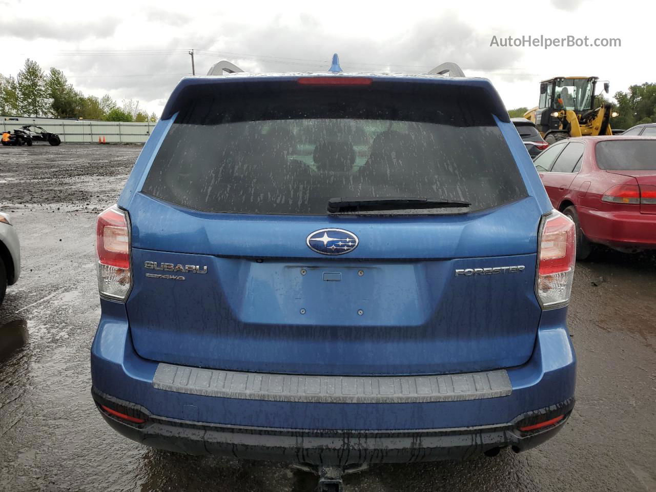 2018 Subaru Forester 2.5i Premium Blue vin: JF2SJAEC7JH424696