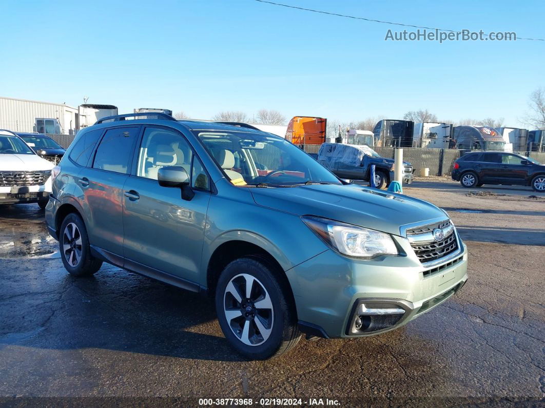 2018 Subaru Forester 2.5i Premium Green vin: JF2SJAEC7JH495266