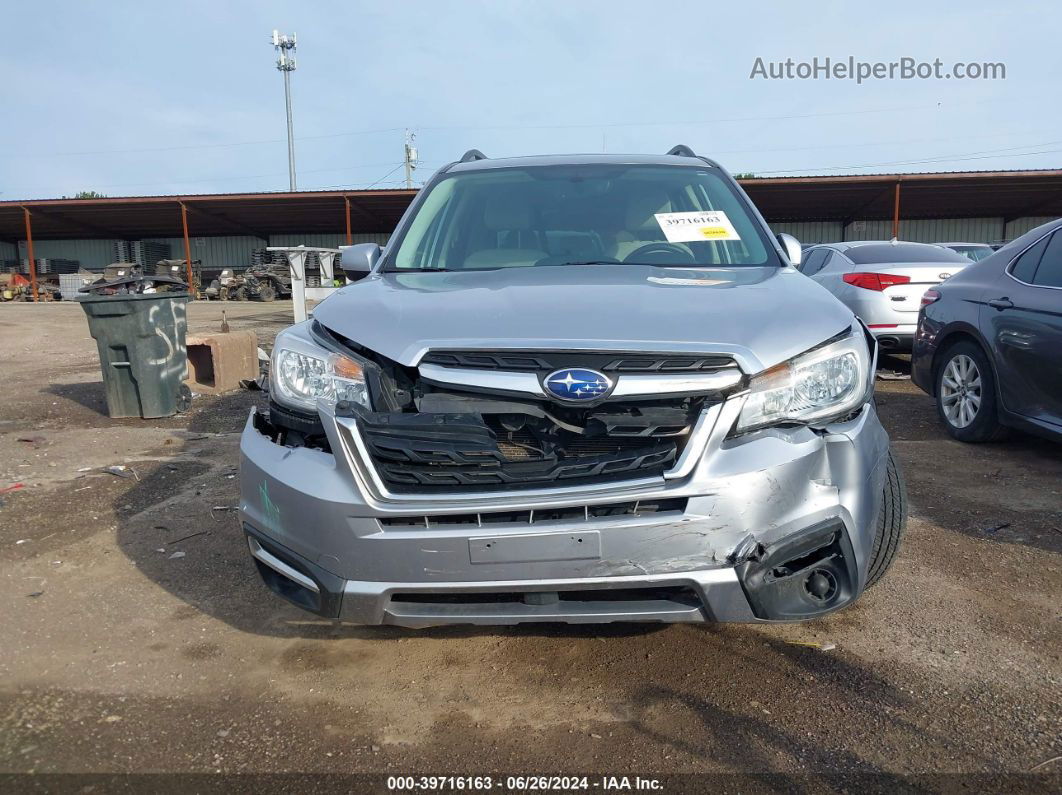 2018 Subaru Forester 2.5i Premium Silver vin: JF2SJAEC7JH535930