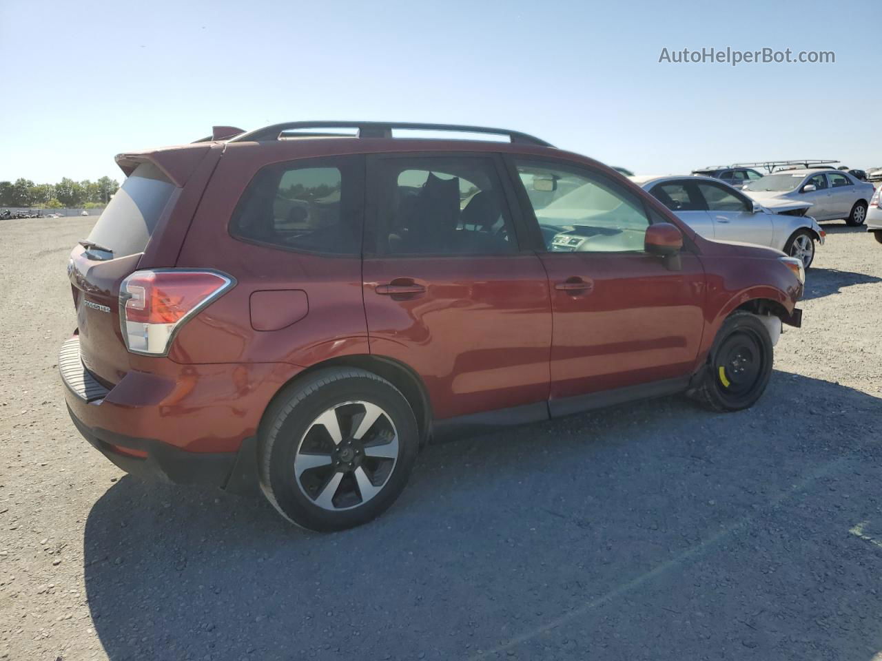 2018 Subaru Forester 2.5i Premium Red vin: JF2SJAEC7JH560312