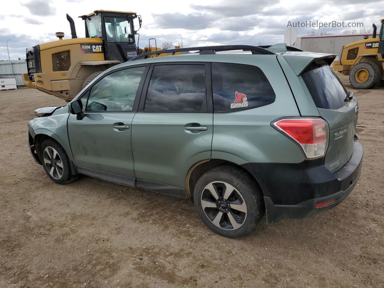 2018 Subaru Forester 2.5i Premium Green vin: JF2SJAEC7JH614370