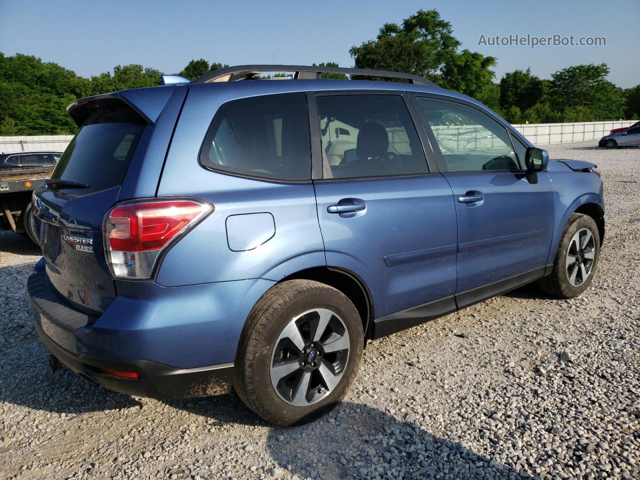 2017 Subaru Forester 2.5i Premium Blue vin: JF2SJAEC8HH466417