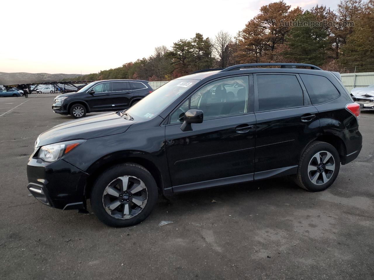 2018 Subaru Forester 2.5i Premium Black vin: JF2SJAEC8JH457691