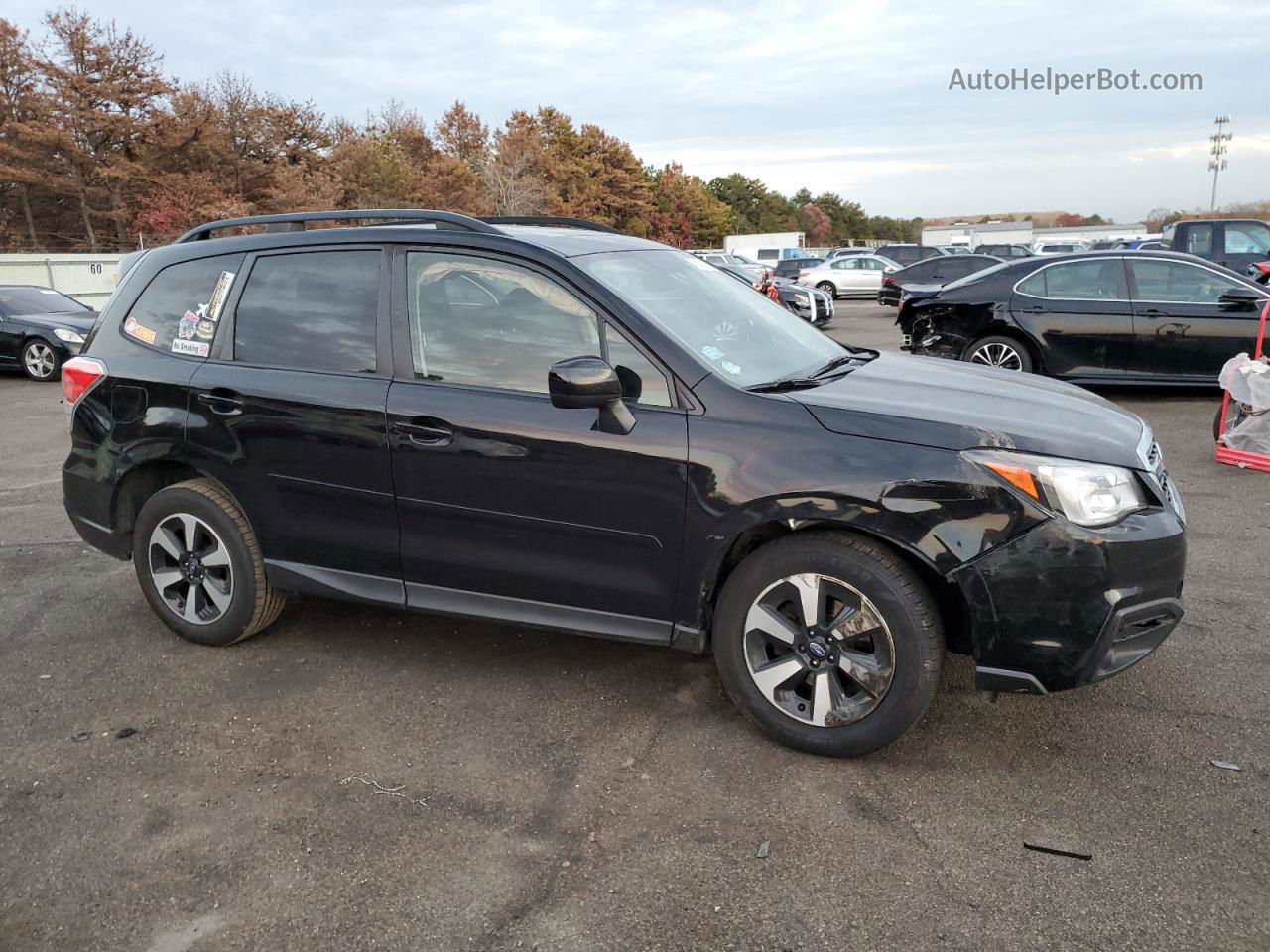 2018 Subaru Forester 2.5i Premium Black vin: JF2SJAEC8JH457691