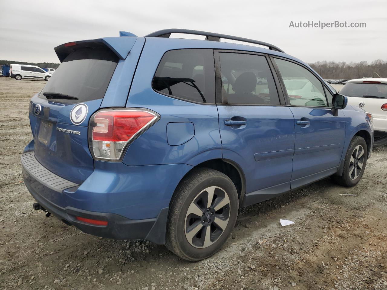 2018 Subaru Forester 2.5i Premium Blue vin: JF2SJAEC8JH469551