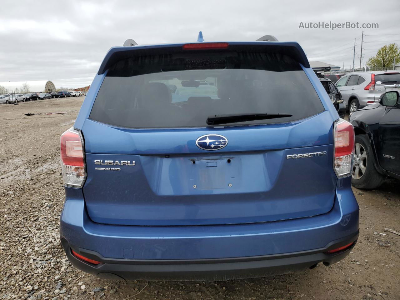 2018 Subaru Forester 2.5i Premium Blue vin: JF2SJAEC8JH475530