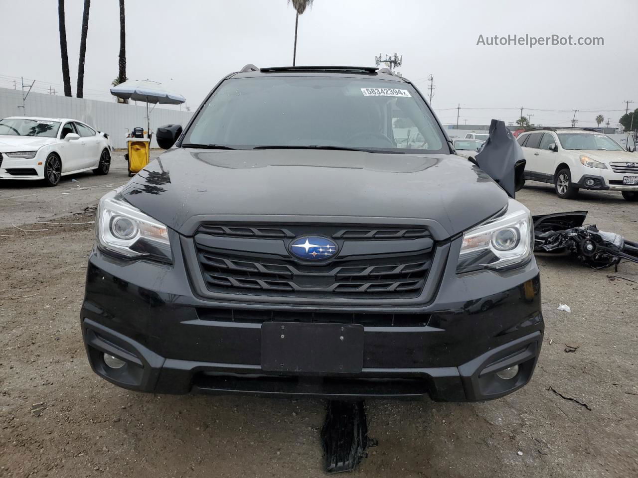 2018 Subaru Forester 2.5i Premium Black vin: JF2SJAEC8JH485829