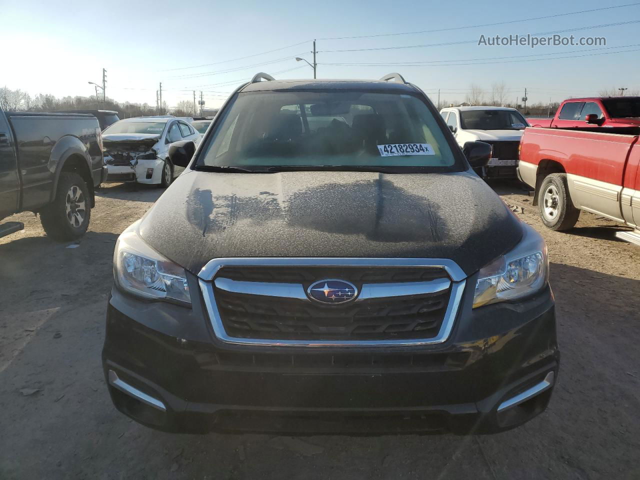 2018 Subaru Forester 2.5i Premium Черный vin: JF2SJAEC8JH519574