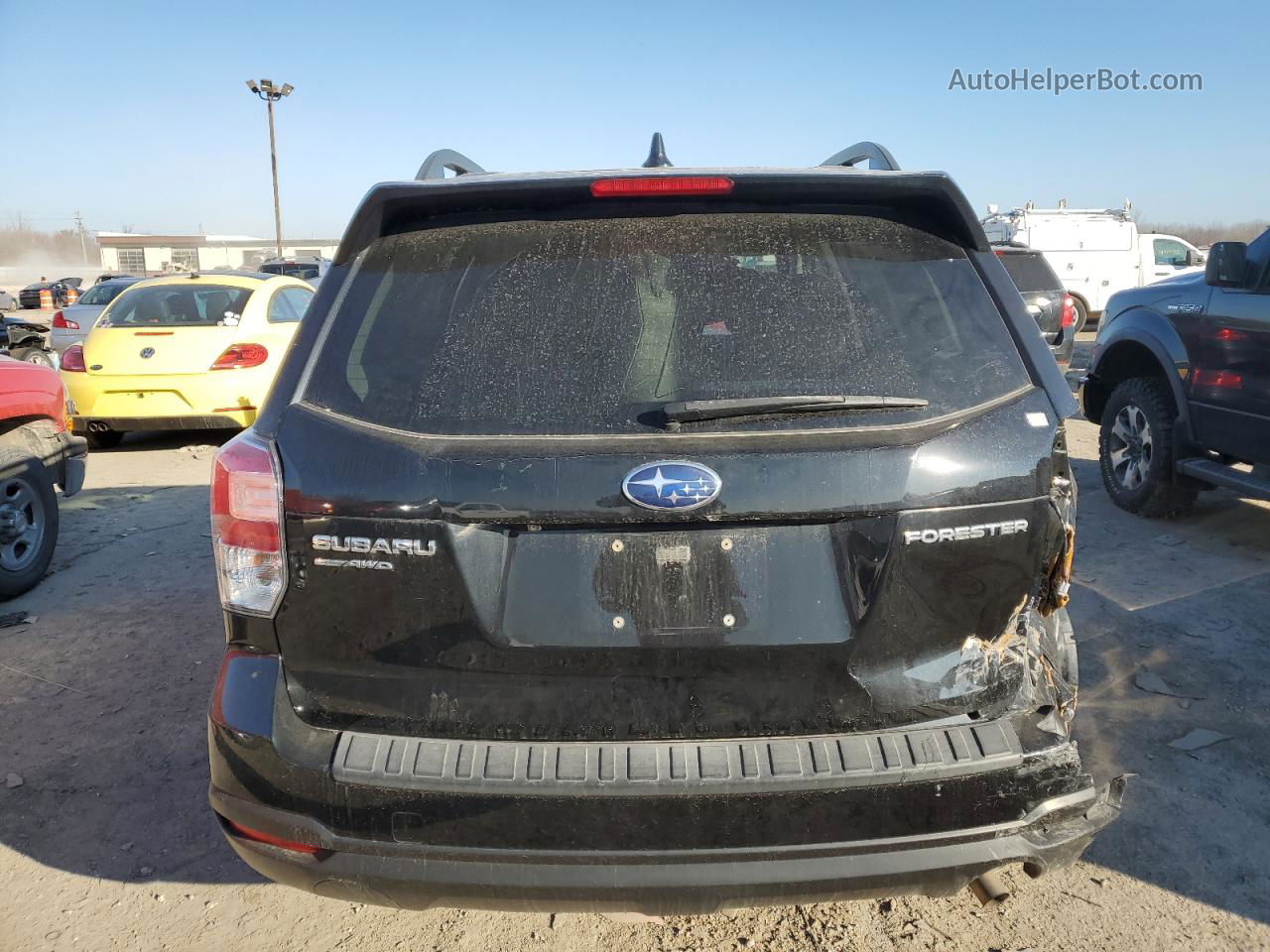 2018 Subaru Forester 2.5i Premium Black vin: JF2SJAEC8JH519574