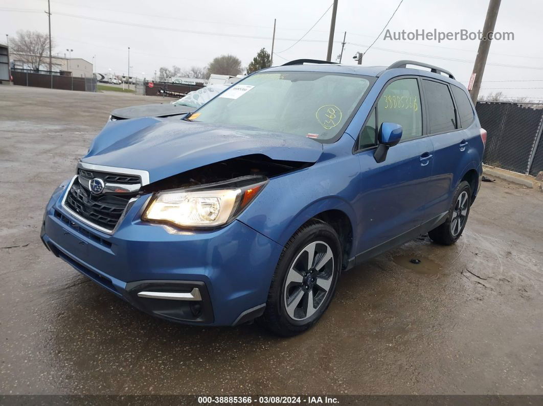 2018 Subaru Forester 2.5i Premium Blue vin: JF2SJAEC8JH616774