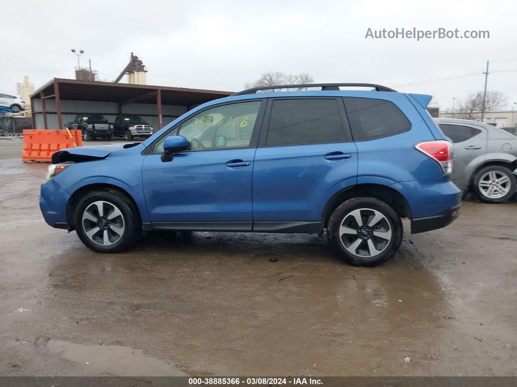 2018 Subaru Forester 2.5i Premium Blue vin: JF2SJAEC8JH616774