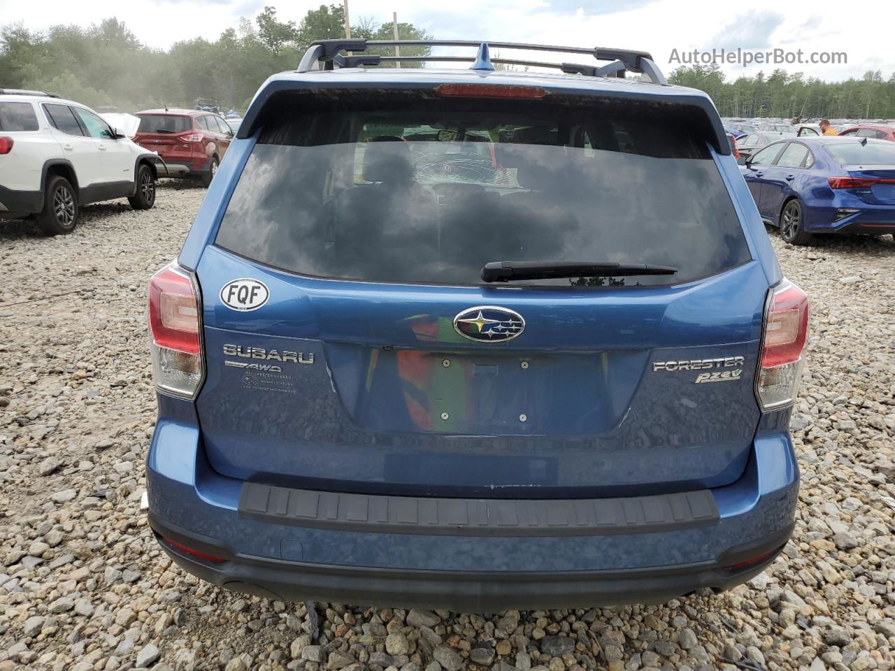 2017 Subaru Forester 2.5i Premium Blue vin: JF2SJAEC9HH421843