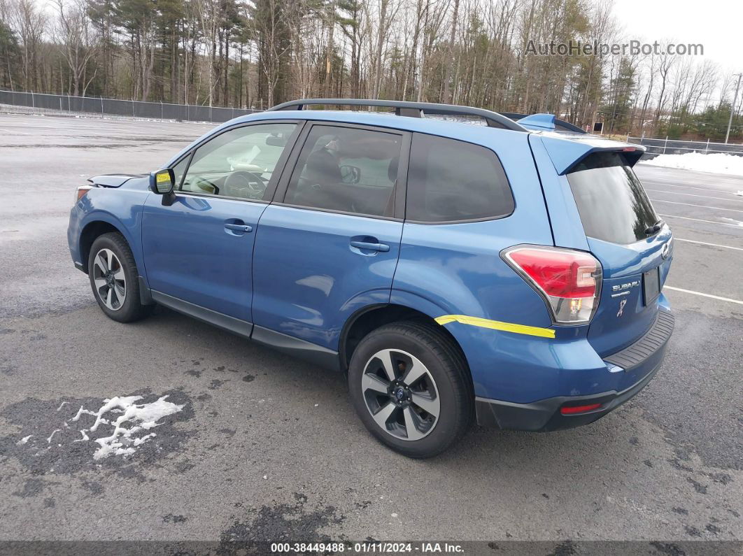 2018 Subaru Forester 2.5i Premium Blue vin: JF2SJAEC9JH451446