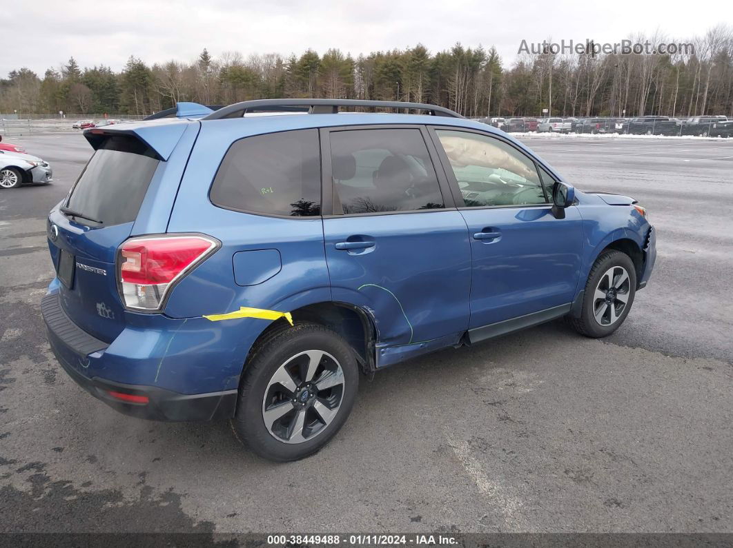 2018 Subaru Forester 2.5i Premium Blue vin: JF2SJAEC9JH451446