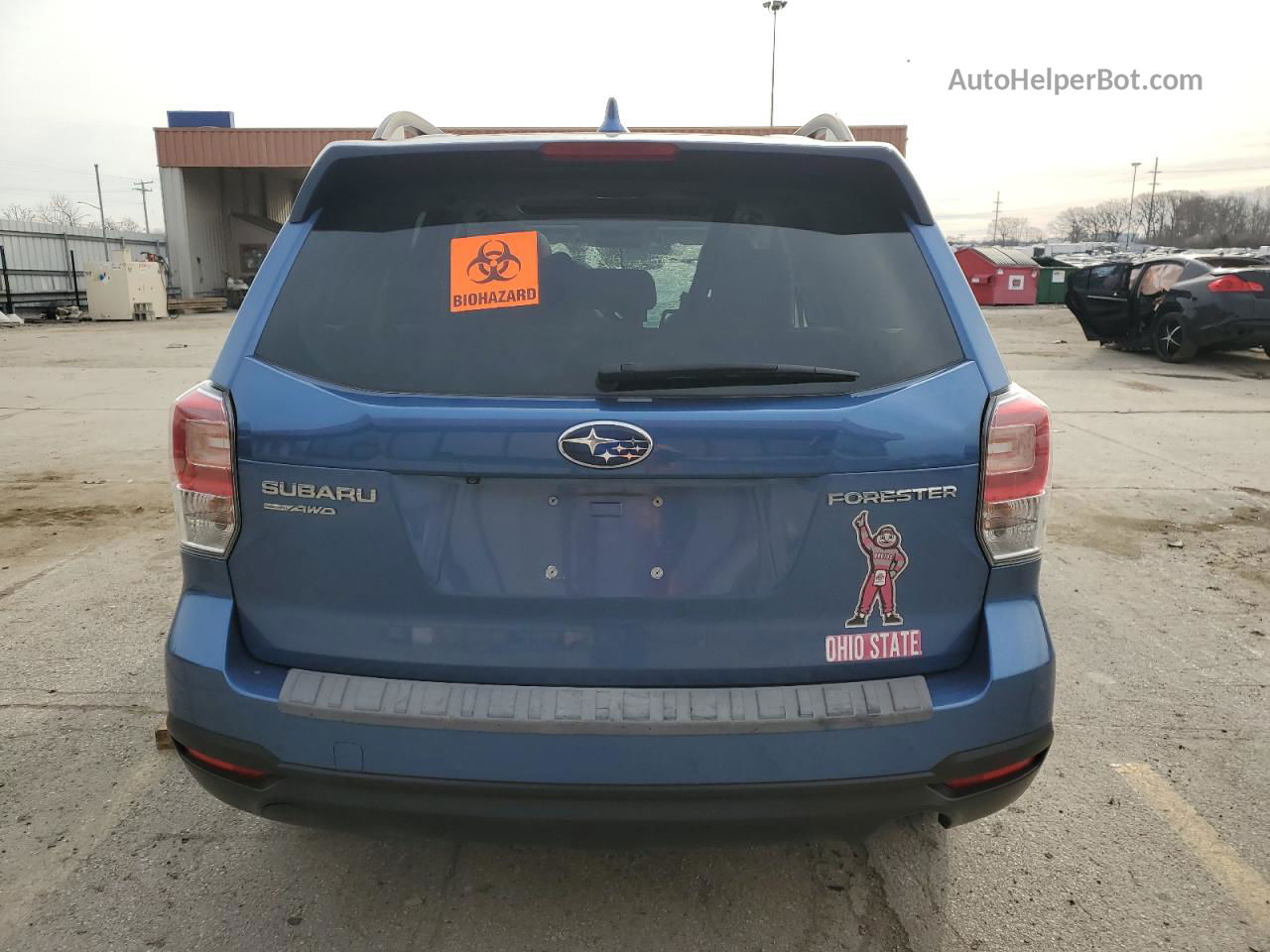 2018 Subaru Forester 2.5i Premium Blue vin: JF2SJAEC9JH459532