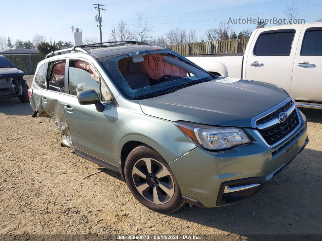 2018 Subaru Forester 2.5i Premium Green vin: JF2SJAEC9JH491395