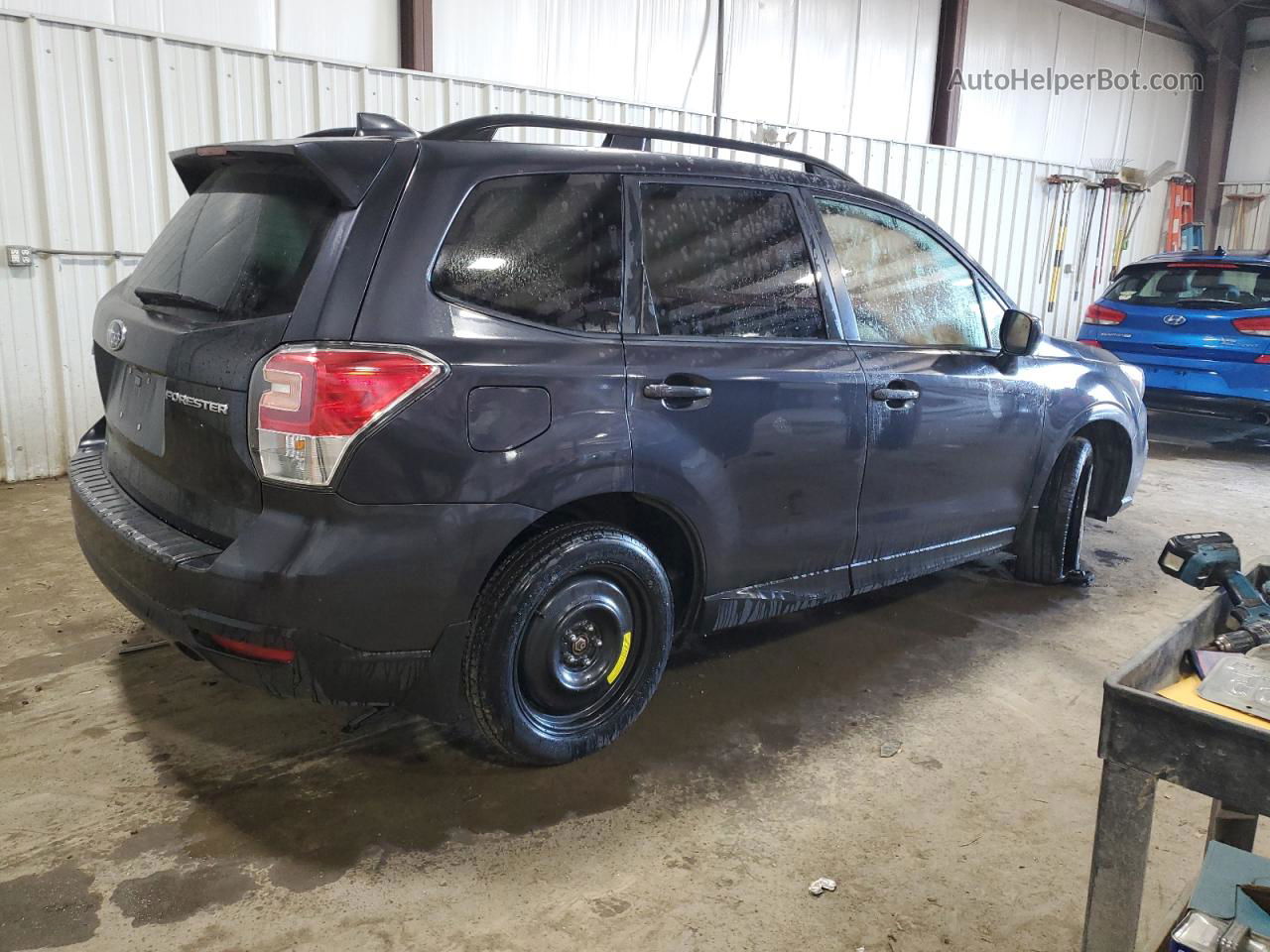 2018 Subaru Forester 2.5i Premium Blue vin: JF2SJAEC9JH570615