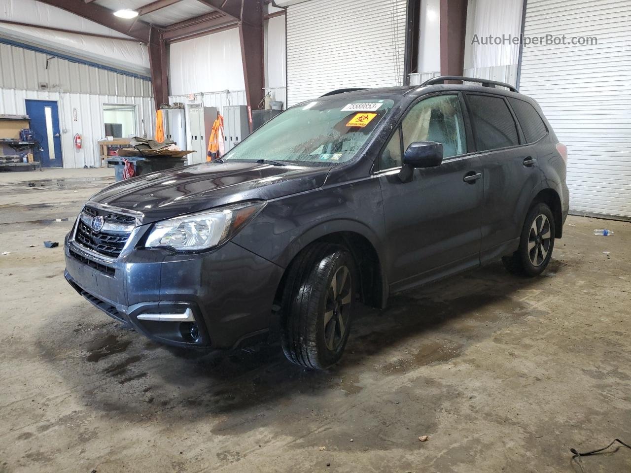 2018 Subaru Forester 2.5i Premium Blue vin: JF2SJAEC9JH570615