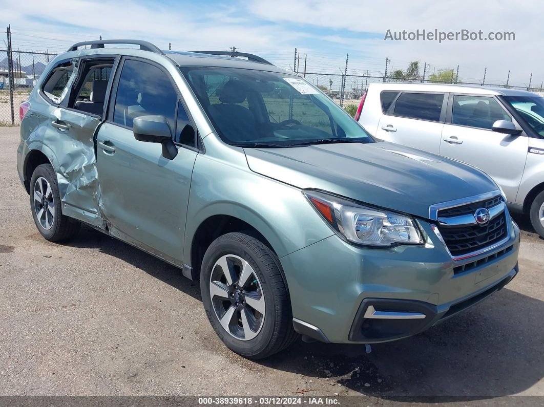 2018 Subaru Forester 2.5i Premium Green vin: JF2SJAECXJH448815