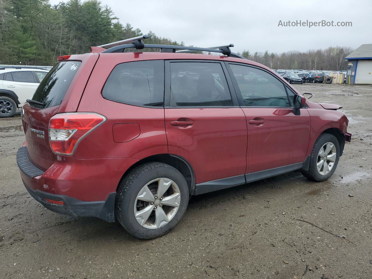 2016 Subaru Forester 2.5i Premium Red vin: JF2SJAFC0GH403261