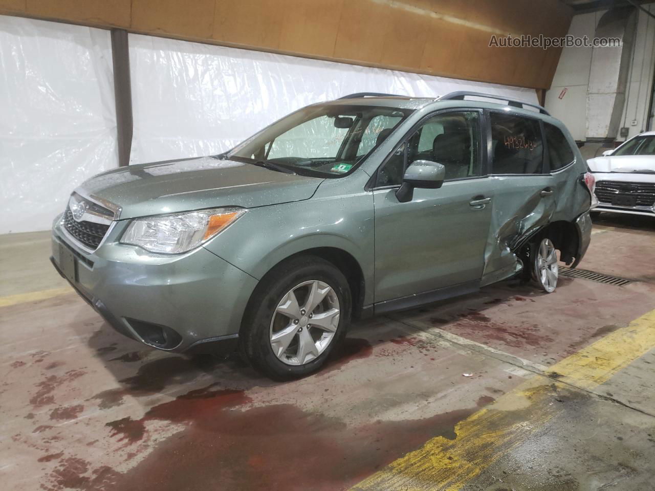 2016 Subaru Forester 2.5i Premium Green vin: JF2SJAFC1GH539480