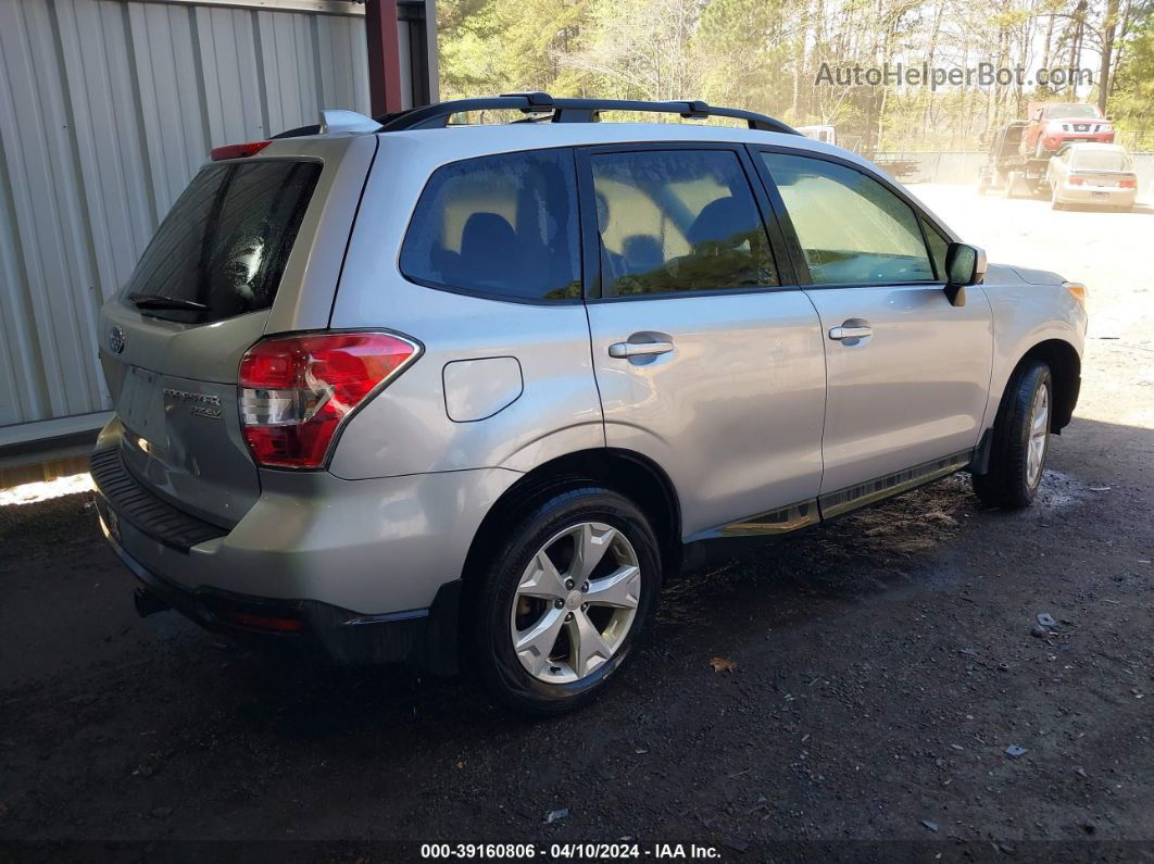 2016 Subaru Forester 2.5i Premium Silver vin: JF2SJAFC2GH452395