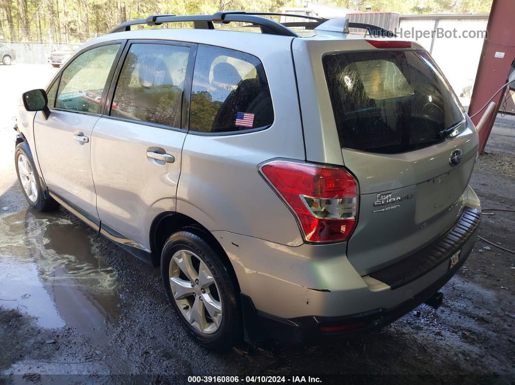 2016 Subaru Forester 2.5i Premium Silver vin: JF2SJAFC2GH452395