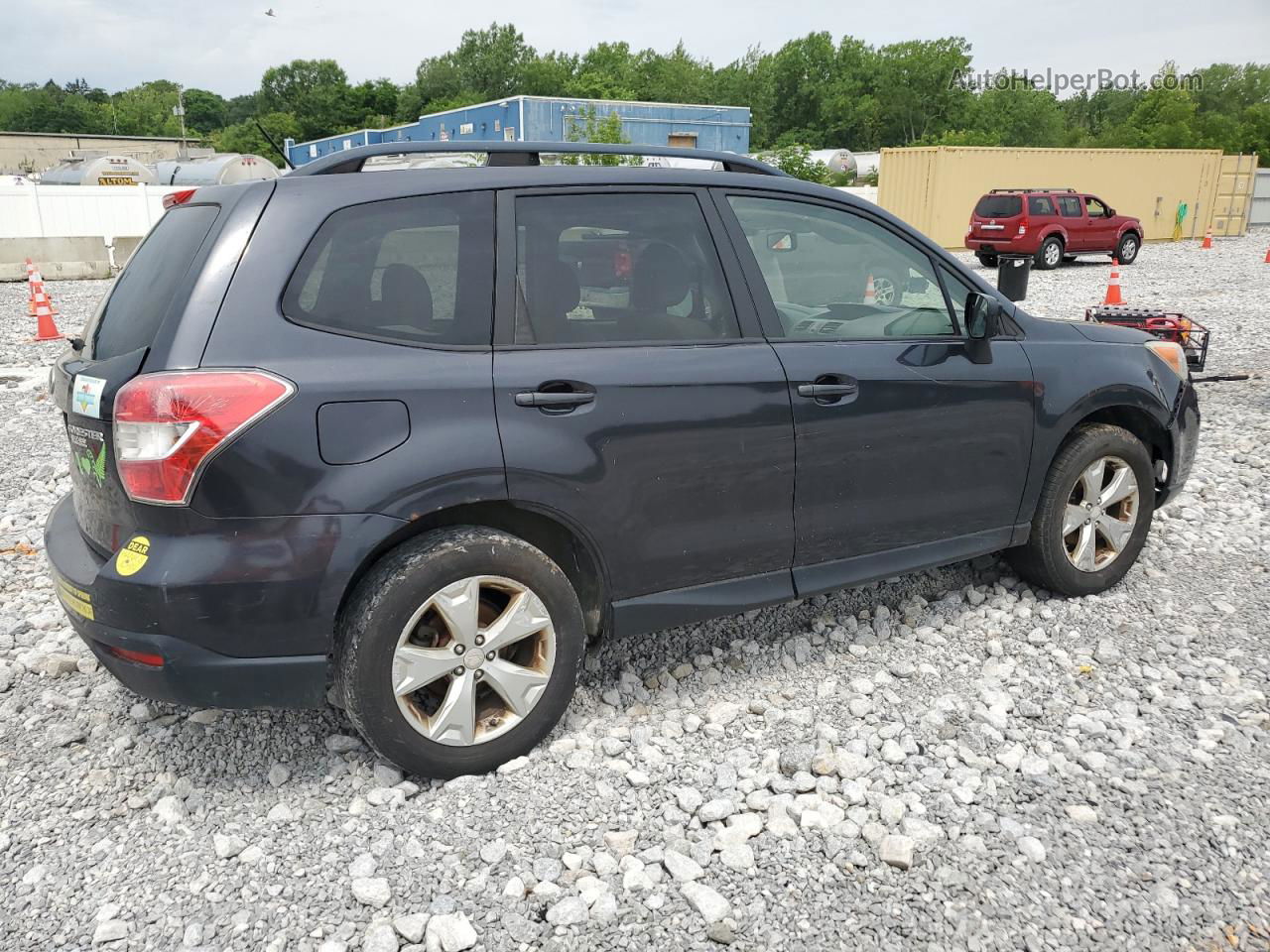 2015 Subaru Forester 2.5i Premium Gray vin: JF2SJAFC4FH540461