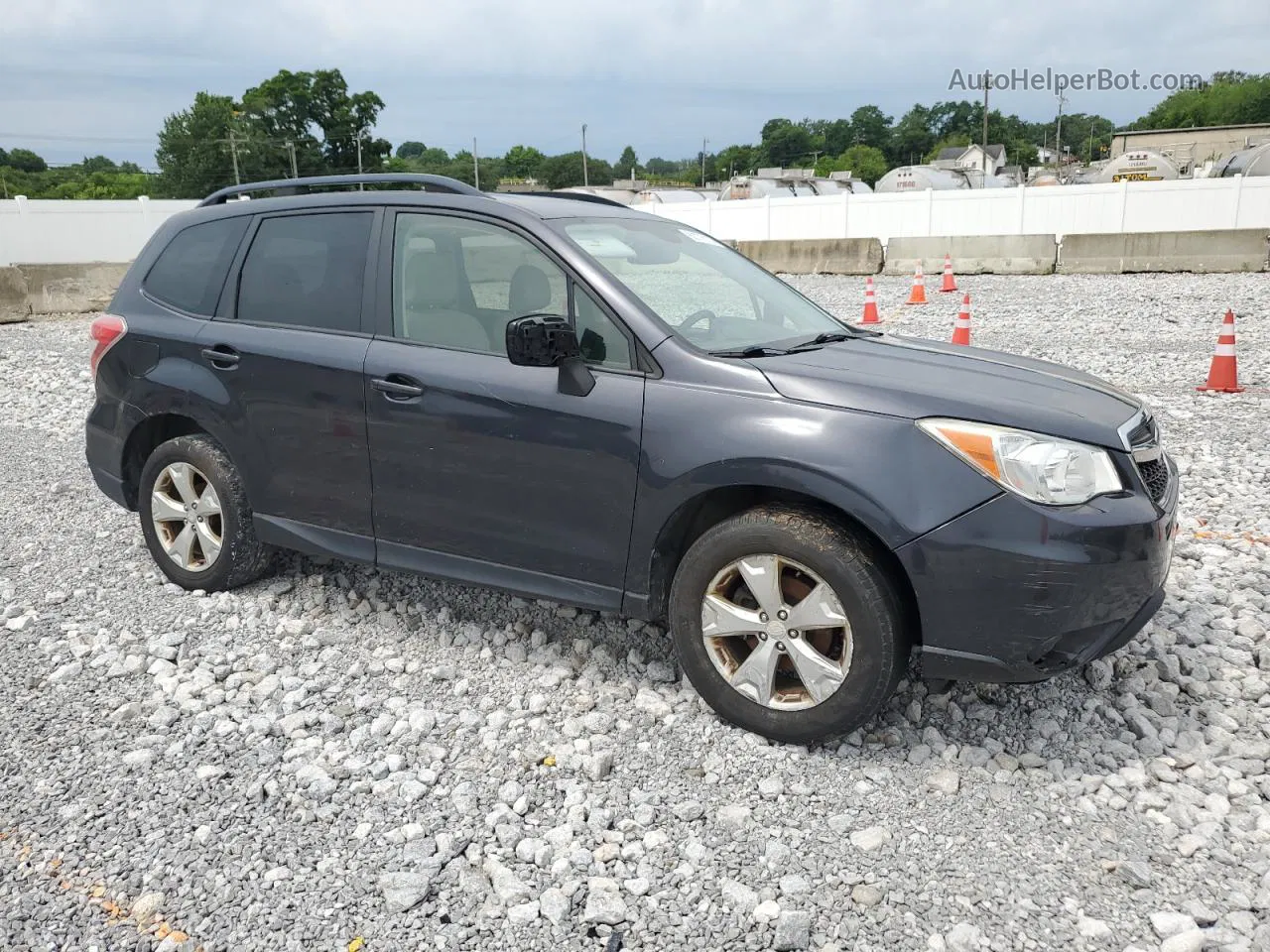 2015 Subaru Forester 2.5i Premium Gray vin: JF2SJAFC4FH540461