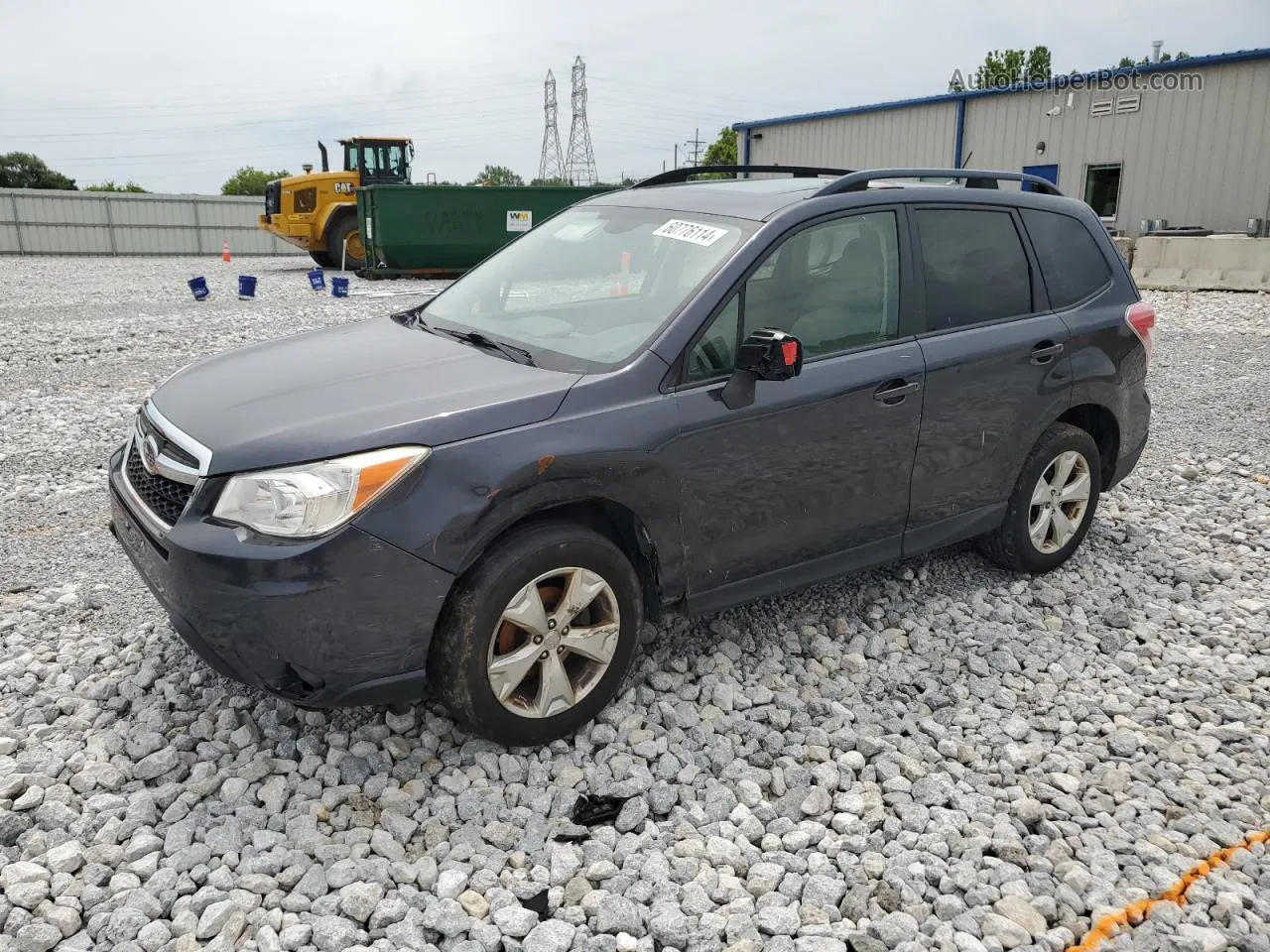 2015 Subaru Forester 2.5i Premium Gray vin: JF2SJAFC4FH540461