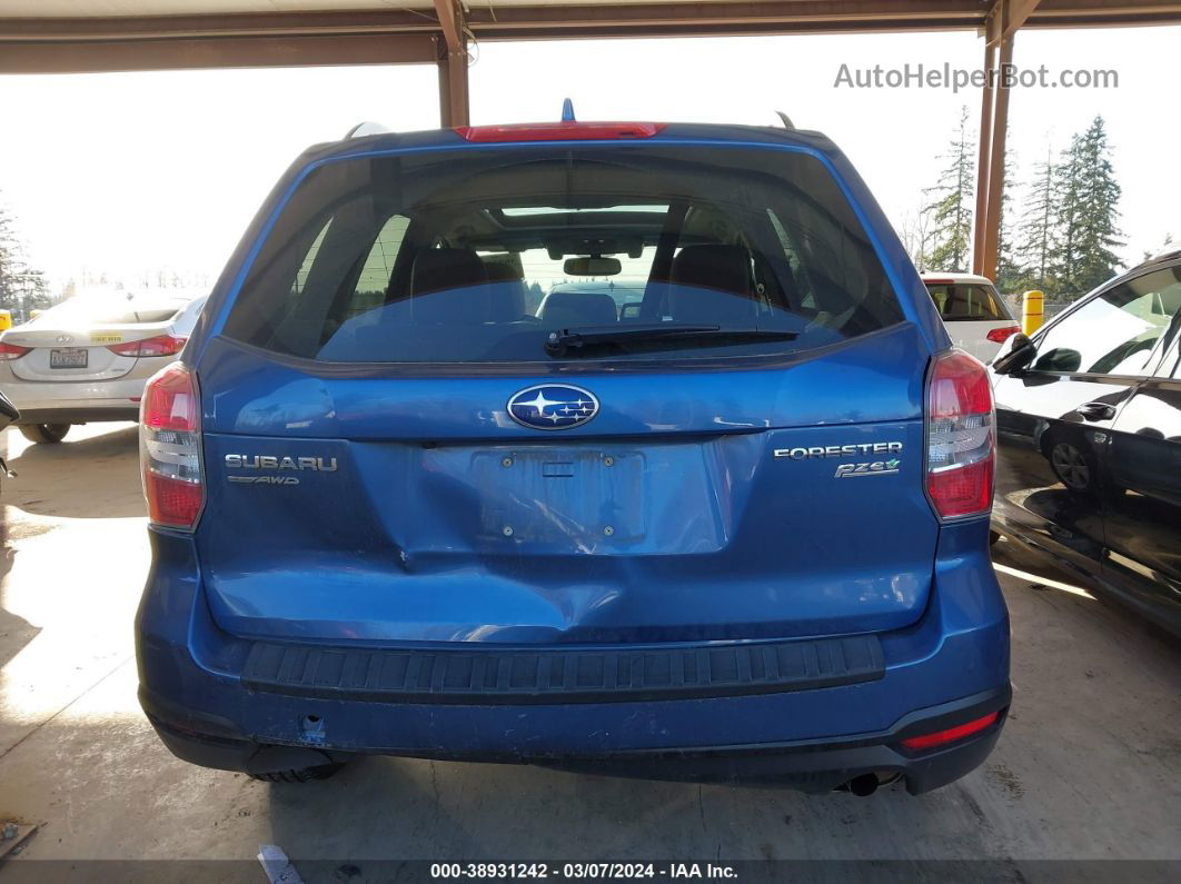 2016 Subaru Forester 2.5i Premium Blue vin: JF2SJAFC4GH453600