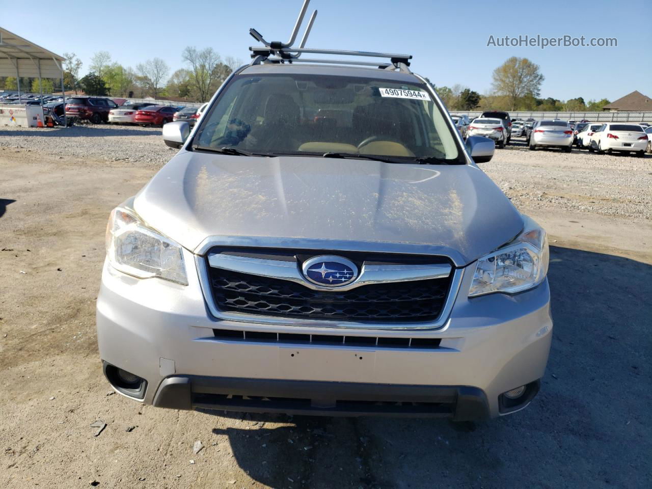 2016 Subaru Forester 2.5i Premium Silver vin: JF2SJAFC5GH513187