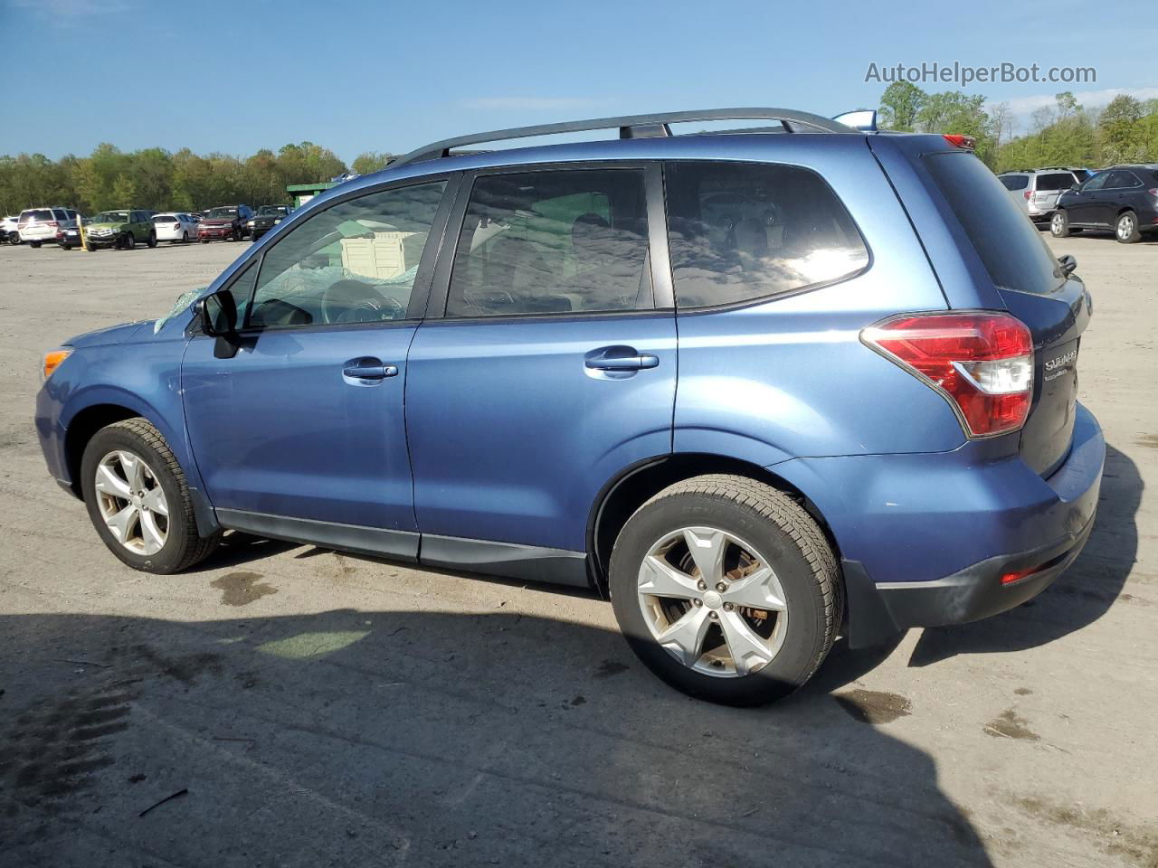 2016 Subaru Forester 2.5i Premium Blue vin: JF2SJAFC6GH485903