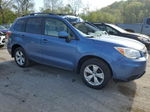 2016 Subaru Forester 2.5i Premium Blue vin: JF2SJAFC6GH485903