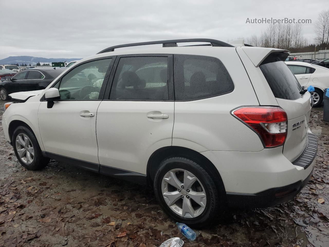 2016 Subaru Forester 2.5i Premium White vin: JF2SJAFC6GH530726