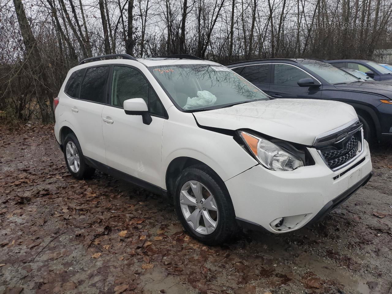 2016 Subaru Forester 2.5i Premium White vin: JF2SJAFC6GH530726