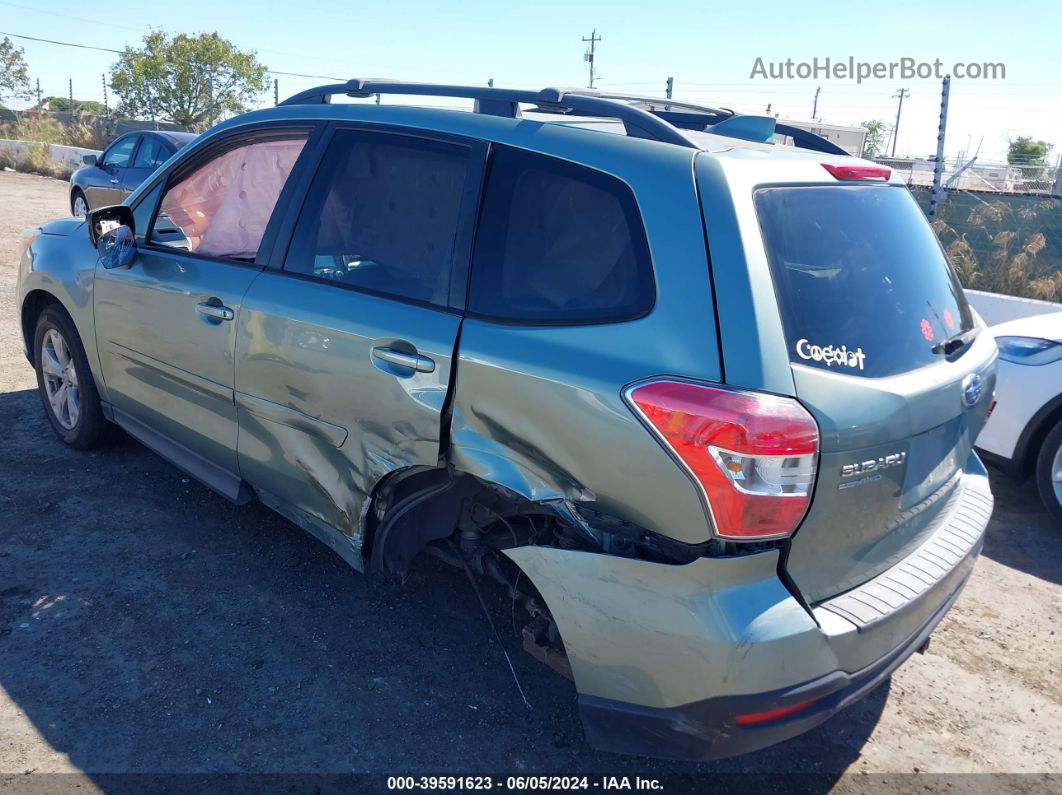 2016 Subaru Forester 2.5i Premium Green vin: JF2SJAFC7GH482153