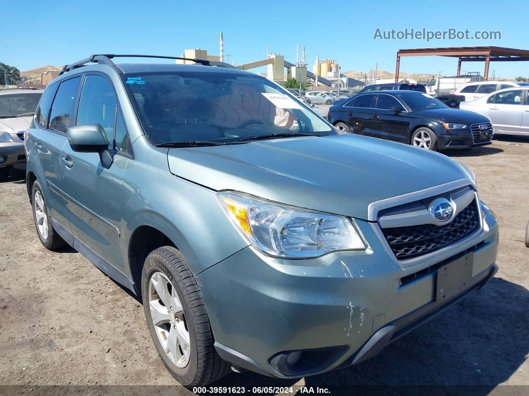 2016 Subaru Forester 2.5i Premium Green vin: JF2SJAFC7GH482153