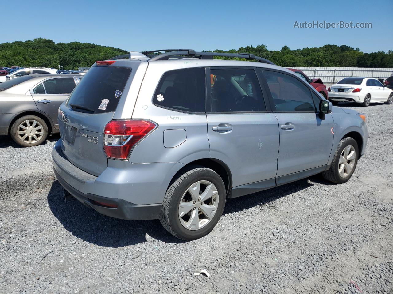 2016 Subaru Forester 2.5i Premium Серебряный vin: JF2SJAFC7GH520660