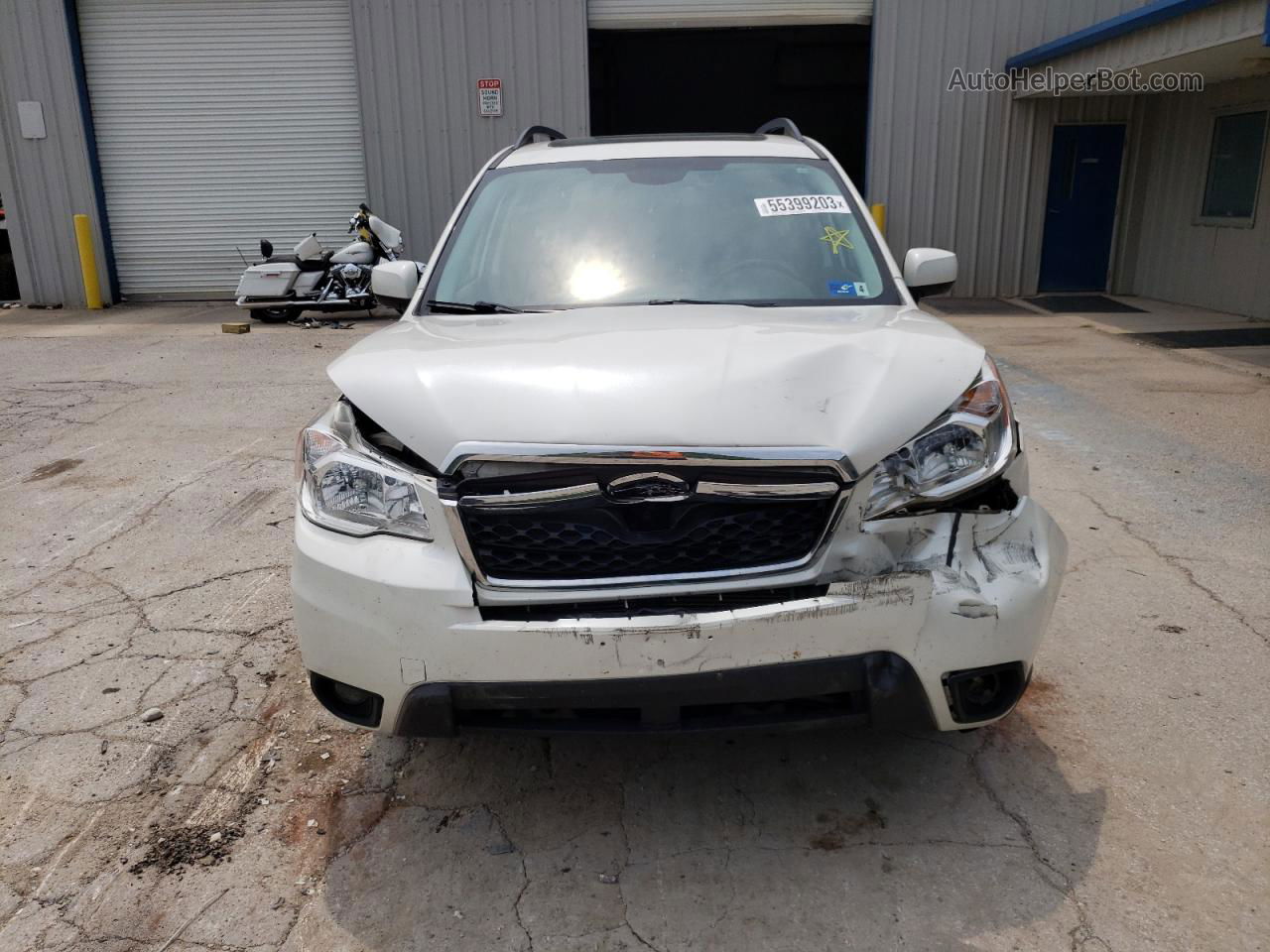 2016 Subaru Forester 2.5i Premium White vin: JF2SJAFC7GH559765